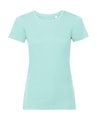 Dames T-shirt Organisch Russell R-108F-0 Aqua
